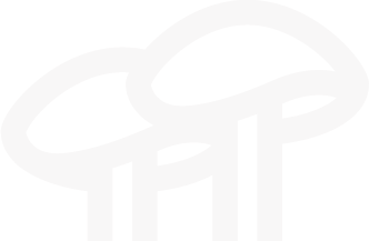 The Agaric logo, a blue outline mushroom.